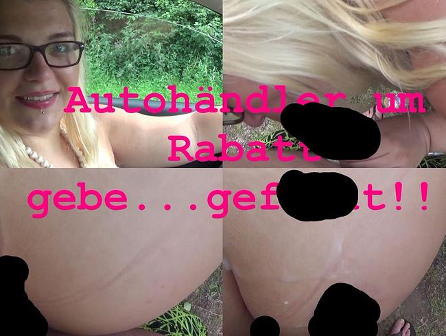 MariellaSun Porno Video: Autohändler um Rabatt gebe...gefi**t!