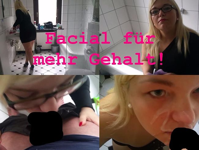MariellaSun Porno Video: Facial für mehr Gehalt!