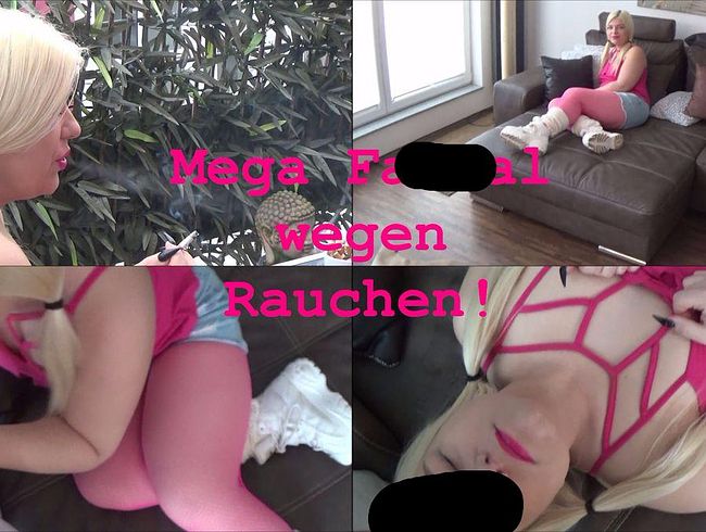 MariellaSun Porno Video: Mega Facial wegen Rauchen!